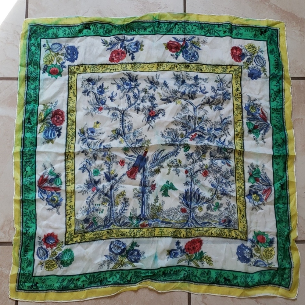 Vintage Silk Scarf